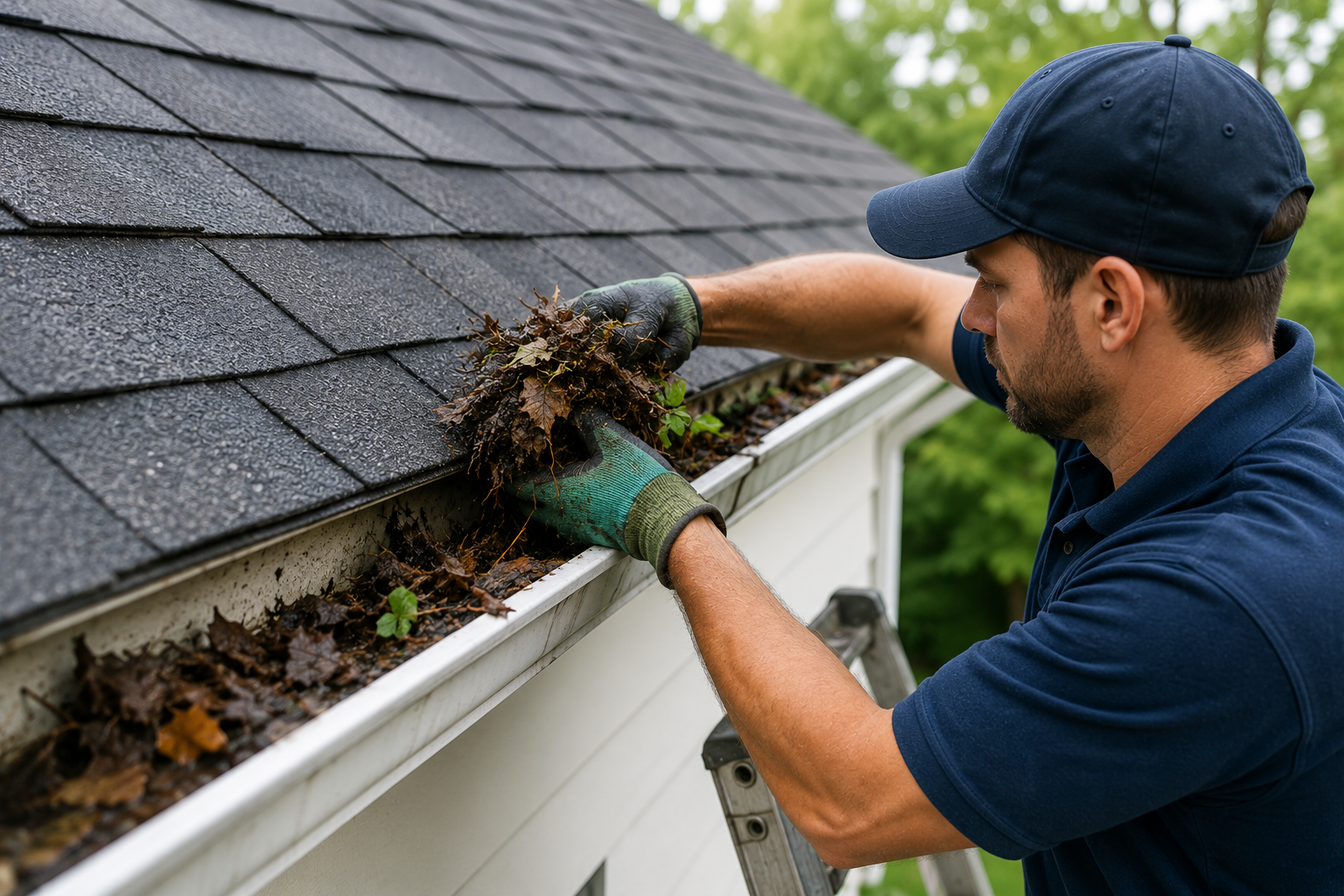 Gutter cleaning services